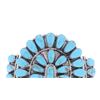 Image 8 : Navajo T. Billy Sterling Silver Turquoise Bracelet