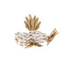Image 5 : 18k Yellow Gold Topaz Italian Bird Brooch c. 1950