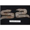 Image 2 : Hopewell Mica Serpent Carved Set - Ex Mort Coll.