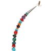 Image 5 : Navajo Singer Sterling Silver Multi Stone Necklace