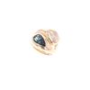 Image 2 : Freeform VS1 Diamond Sapphire & 18k Gold Ring