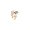 Image 8 : Freeform VS1 Diamond Sapphire & 18k Gold Ring