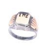 Image 6 : Montana Moss Agate Sterling Silver & 14k GF Ring