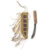 Image 3 : Rare Mandan Fully Quilled & Beaded Knife Sheath