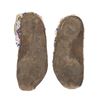 Image 19 : Ca. 1880's Sioux Beaded Buffalo Hide Moccasins
