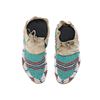 Image 2 : Ca. 1880's Sioux Beaded Buffalo Hide Moccasins