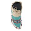 Image 3 : Ca. 1880's Sioux Beaded Buffalo Hide Moccasins