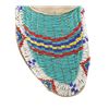 Image 4 : Ca. 1880's Sioux Beaded Buffalo Hide Moccasins