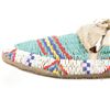Image 9 : Ca. 1880's Sioux Beaded Buffalo Hide Moccasins