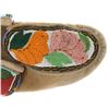 Image 3 : C. 1950- Metis Cree Beaded Hide Moccasins