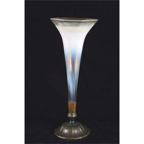 1920-30s Louis Tiffany Furnaces Inc. Trumpet Vase