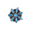 Image 2 : Navajo B.B. Tsosie Sterling Silver Turquoise Ring