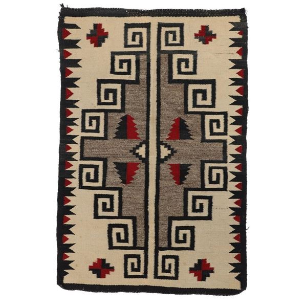 Navajo Toadlena Two Grey Hills Trading Post Rug