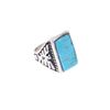 Image 1 : 1950's Thunderbird Old Pawn Navajo Turquoise Ring