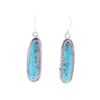 Image 1 : Navajo Sterling Silver C.C. Turquoise Earrings