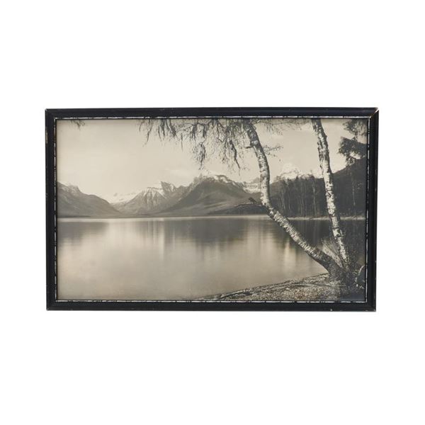 R.E. Marble Lake McDonald Glacier Park Photograph