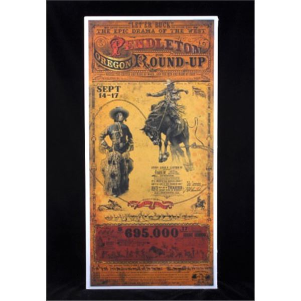 Pendleton Round-Up Poster by Bob Coronato