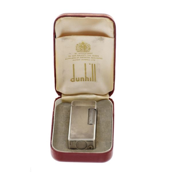 1970s Silver Plated Dunhill Rollagas Lighter