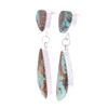 Image 7 : Navajo Jennifer Begay Silver Turquoise Earrings