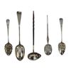 Image 1 : 1790-1952 Sterling Various Decorative Spoons (5)