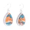 Image 3 : Navajo Jennifer Begay Mojave Turquoise Earrings