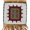 Image 9 : Ca. 1890- Cheyenne Four Tab Beaded Pipe Bag