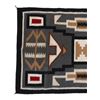 Image 3 : Navajo Toadlena Two Grey Hills Trading Rug c. 1980