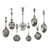 Image 1 : 1792-1930 Sterling Decorative Spoon Collection (8)