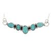 Image 5 : Navajo R. Sam Sterling Silver Turquoise Necklace