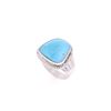 Image 1 : Navajo C. Byrd Sleeping Beauty Turquoise Ring