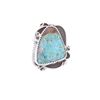 Image 2 : Navajo Calvin Tom Sterling Silver Turquoise Ring