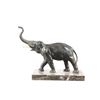 Image 1 : R. Berg Bronze Elephant Sculpture On Marble Base