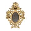 Image 1 : 19th C. Victorian Floral Easel Gilt Picture Frame