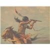 Image 8 : Plains Indian Warrior Lithograph by G. G. Reynaud