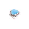 Image 1 : Navajo R. Sam Sterling Silver Turquoise Ring