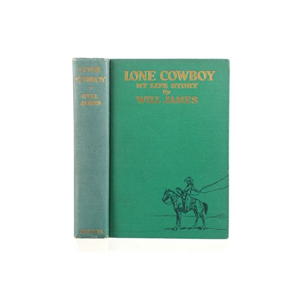  The Lone Cowboy  by Will James 1st Edition 1930