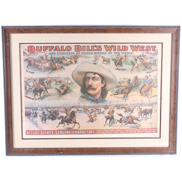 1889 Buffalo Bill's Wild West Litho