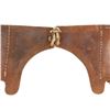 Image 13 : Salesman Sample Tooled Leather Saddle Bag 1930-50s