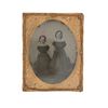 Image 1 : Framed Ambrotype Photo Of Two Girls 1870-1890s