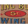 Image 8 : Sitting Bull's 5c Chewing Gum Painted Sign c. 1930