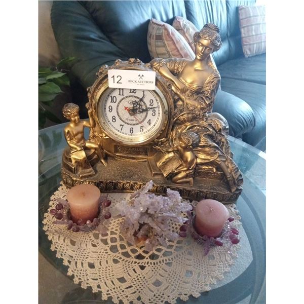 Crosa Quartz Vintage Table Clock & Home Decor