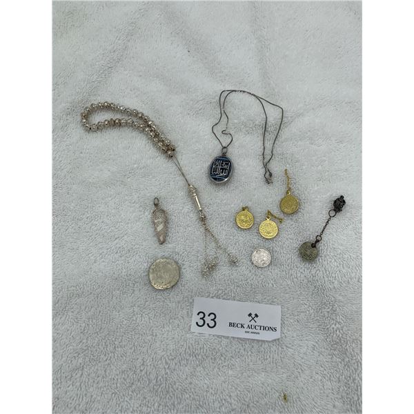 Traditional Arabic Necklaces, Prayer Beads, & Multiple Pendents