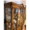 Image 3 : Speckled Oak China Cabinet 62Wx16Dx80H