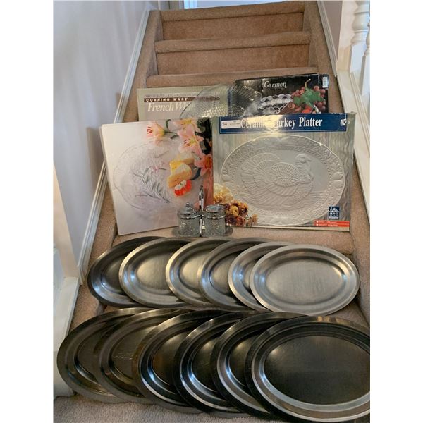 Assorted Serving Trays - Festive Holiday Trays