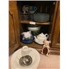 Image 1 : Assorted Kitchenware - Tumbler Glasses, Side Plate, Tea Pot, Mixing Bowls & Teddy Bear Spoon Holder