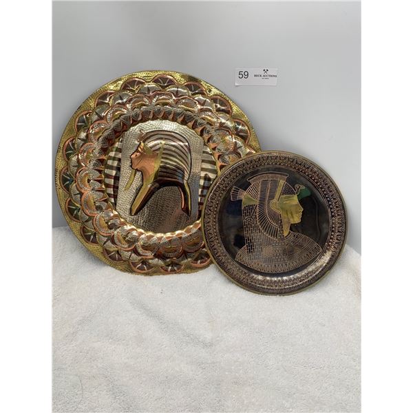 2 Egyptian Wall Hanging Ornaments