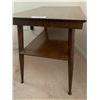 Image 3 : Mid Century Modern 4 Legged Rectangle Bedside Table 16Wx24Dx21H