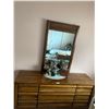 Image 1 : Oak Dresser With Mirror - Bought From Campbell Furniture 64Wx18Dx30L Mirror 45H