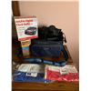 Image 1 : Canon T50 Programmed Automation Camera, Citizen Alarm Clock, & Canada/Alberta Flags