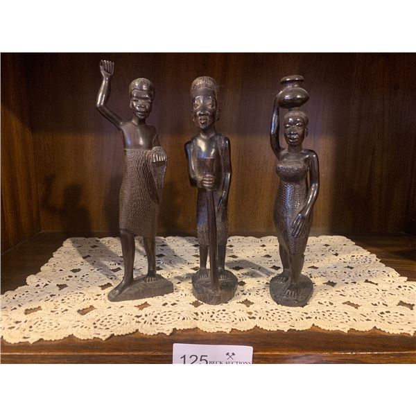 3 African Statues